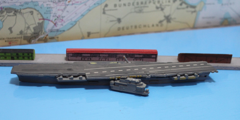 Rumpf Flugzeugträger "R 98 Clemenceau" defekt (1 St.) F 1960 Hansa S 80